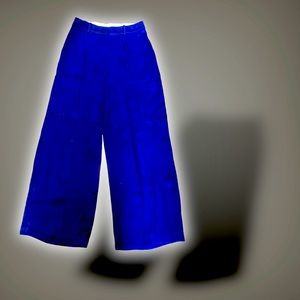 Loulou Studio 2023 NWOT 100% satin viscose wide leg cargo slacks. 100% authentic